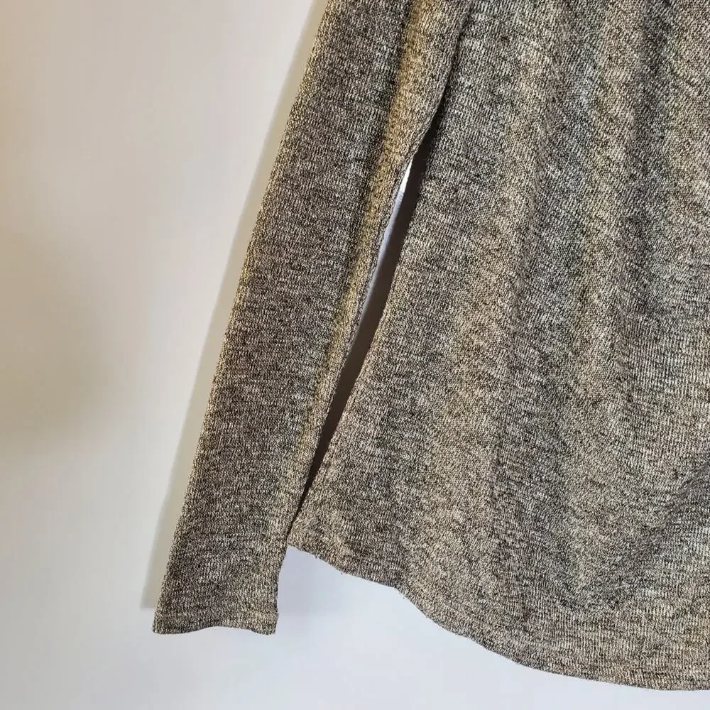Anthropologie Deletta Metallic Cowl Neck Casual Sweater Size XS Great condition